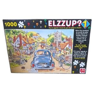 Jumbo Elzzup 1 Graham Thompson Sunday Drivers 1000 Piece Mystery Jigsaw Puzzle